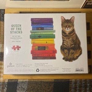 NIB Queen Of The Stacks, Set of Two Puzzles, NWT